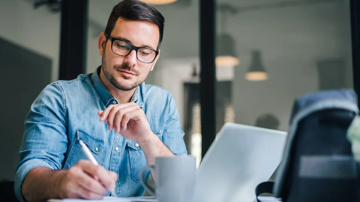 Helpful Tips For Implementing WordPress SEO & Blogging 4 Close Up Portrait Of Handsome Man Working From Home Office