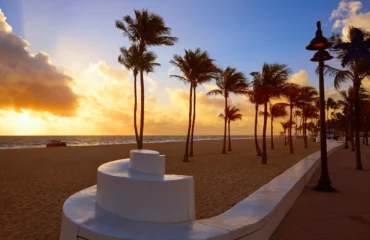 Top Web Design Trends in Fort Lauderdale for 2025 - sunrise at Fort Lauderdale Beach